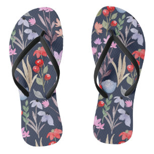 Mode flesvormig vlakpatroon teenslippers
