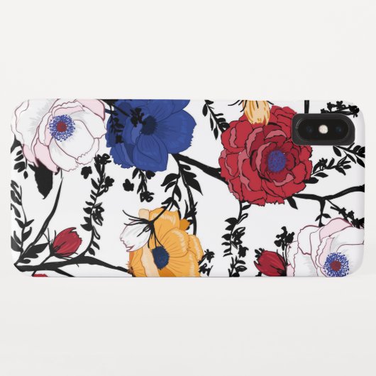 Mode Floral Case-Mate iPhone Case (Achterkant (horizontaal))