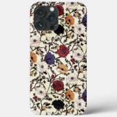 Mode Floral Hoesje-Mate iPhone Case (Achterkant)