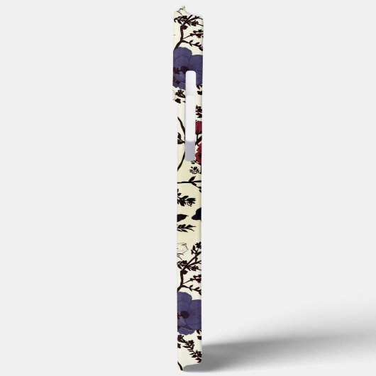 Mode Floral Hoesje-Mate iPhone Case (Achterkant / Links)