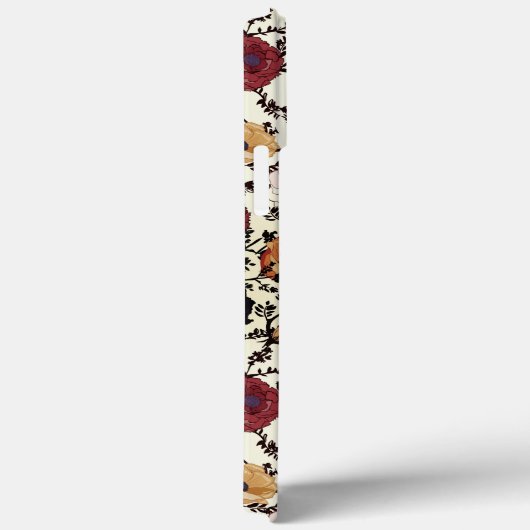 Mode Floral Hoesje-Mate iPhone Case (Achterkant / Rechts)