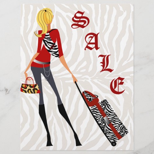 Mode Flyer-handtas voor Zebra Flyer (Voorkant)