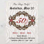 Mode Flyer lederen Zebra (Achterkant)