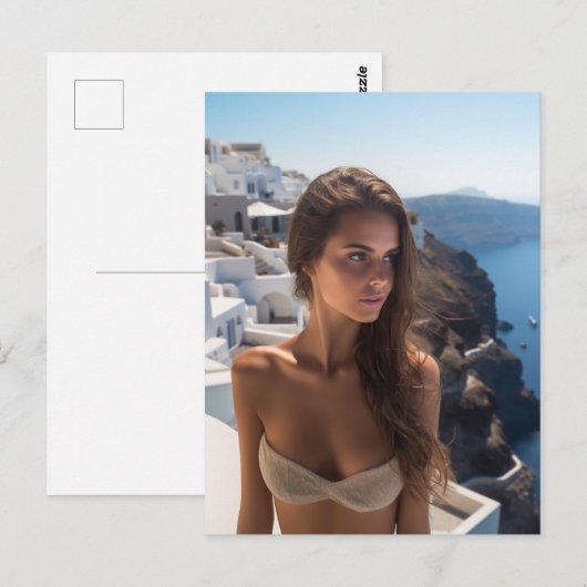 Mode fotografie grieks briefkaart (Voorkant / Achterkant)