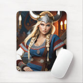 Mode fotografie: leg de Viking chic vast met Muismat (Met muis)