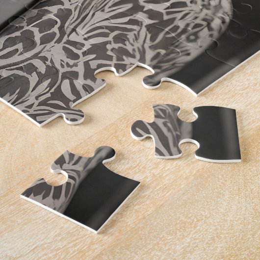 Mode Fotopuzzel - Retro Style Jigsaw Legpuzzel (Zijkant)