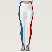 Mode Franse vlag koelen Leggings (Voorkant)