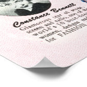 Mode Frocks Ad vanaf 1949 Poster (Hoek)