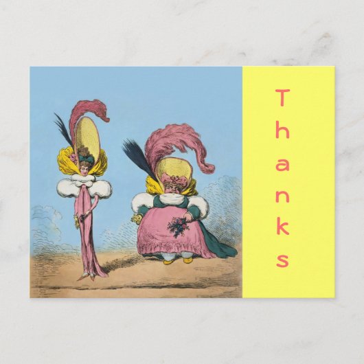 Mode Funny ~ Briefkaart / Uitnodigingen 4,25 x 5,6 (Voorkant)