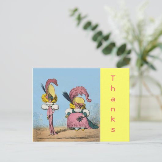 Mode Funny ~ Briefkaart / Uitnodigingen 4,25 x 5,6 (Staand voorkant)