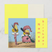 Mode Funny ~ Briefkaart / Uitnodigingen 4,25 x 5,6 (Voorkant / Achterkant)