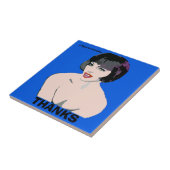 Mode Gal, voeg bewerk tekst, Tegeltje (Zijkant)