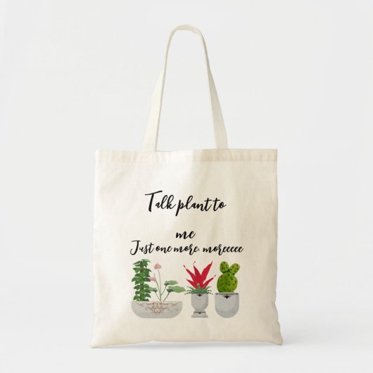 Mode "Gardening Lover" Tote Bag (Voorkant)