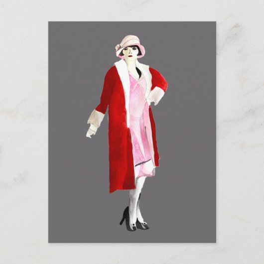  mode, geblazen in de twintigste briefkaart (Voorkant)