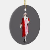  mode, geblazen in de twintigste keramisch ornament (Rechts)