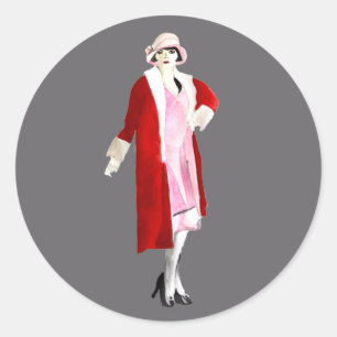  mode, geblazen in de twintigste ronde sticker