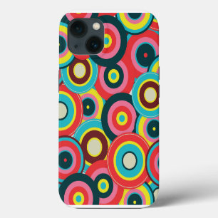 Mode Geometrisch Vintage- Patroon Stijlvol Modern iPhone 13 Hoesje