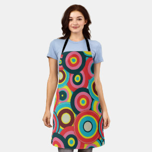 Mode Geometrisch Vintage- Patroon Stijlvol Modern Schort