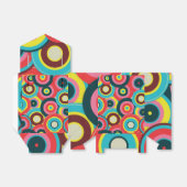 Mode Geometrische Vintage - Patroon Stijlvol Moder Bedankdoosjes (Uitgevouwen)