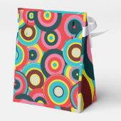 Mode Geometrische Vintage - Patroon Stijlvol Moder Bedankdoosjes (Achterkant)