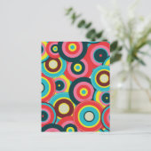 Mode Geometrische Vintage - Patroon Stijlvol Moder Briefkaart (Staand voorkant)