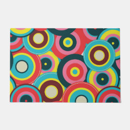 Mode Geometrische Vintage - Patroon Stijlvol Moder Deurmat