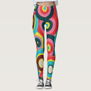 Mode Geometrische Vintage - Patroon Stijlvol Moder Leggings