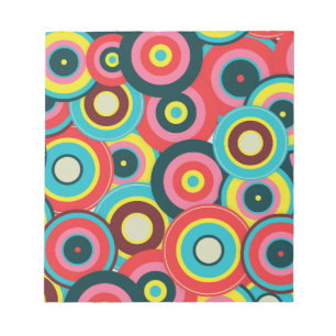 Mode Geometrische Vintage - Patroon Stijlvol Moder Notitieblok