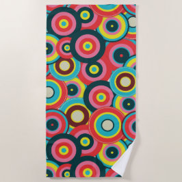 Mode Geometrische Vintage - Patroon Stijlvol Moder Strandlaken