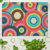 Mode Geometrische Vintage - Patroon Stijlvol Moder Theedoek (Gevouwen)