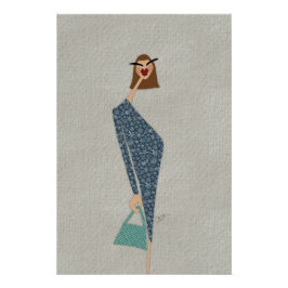 Mode Ginette en promenade Perfect Poster