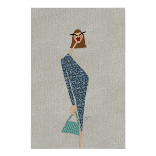 Mode Ginette en promenade Perfect Poster (Voorkant)