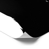 Mode Girl Black Pink Blue Poster (Hoek)