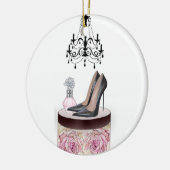 Mode Girl High Hiel Ornament (Links)