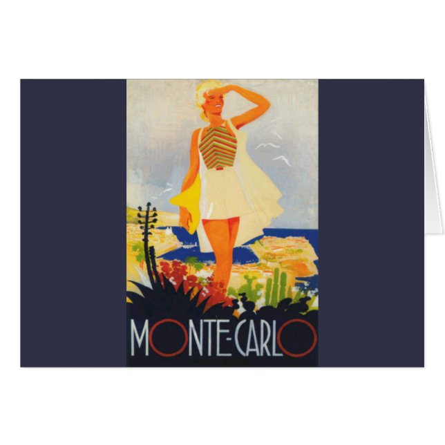 Mode Girl Monte Carlo Beach Travel (Voorkant Horizontaal)