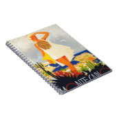 Mode Girl Monte Carlo Beach Travel Notitieboek (Rechterzijde)