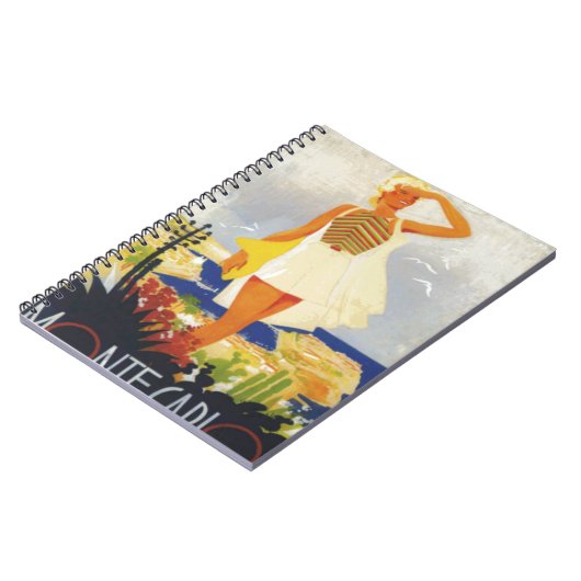 Mode Girl Monte Carlo Beach Travel Notitieboek (Linkerzijde)