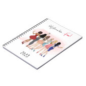 Mode Girl Note-boek Notitieboek (Linkerzijde)