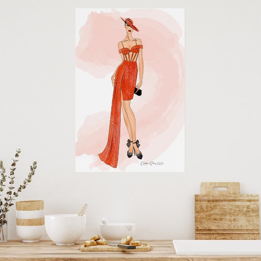 Mode Girl Print (Keuken)