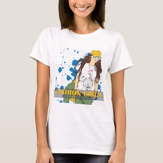 Mode Girl T-shirt (Voorkant)