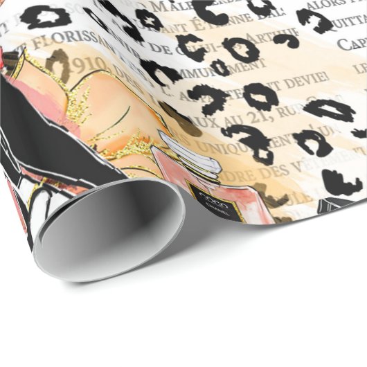 Mode girly cadeaupapier (Rol Hoek)