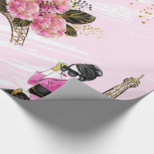 Mode girly cadeaupapier (Hoek)