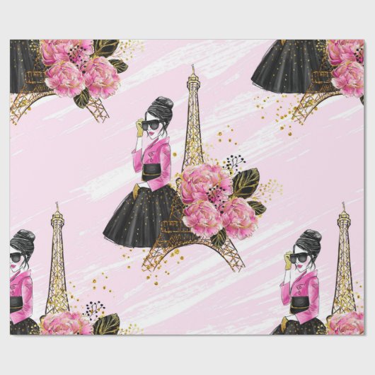 Mode girly cadeaupapier (Vlak)