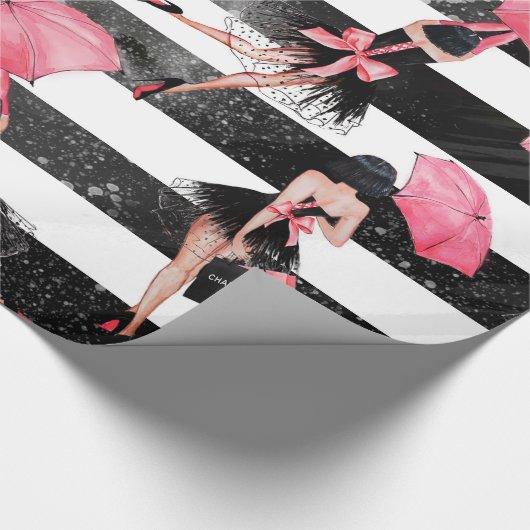 Mode girly cadeaupapier (Hoek)