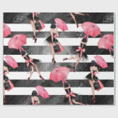 Mode girly cadeaupapier (Vlak)