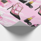 Mode girly cadeaupapier (Hoek)