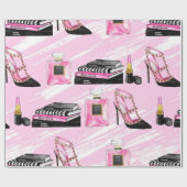 Mode girly cadeaupapier (Vlak)