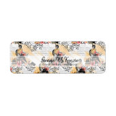 Mode girly etiket (Voorkant)