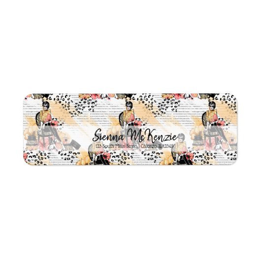 Mode girly etiket (Voorkant)