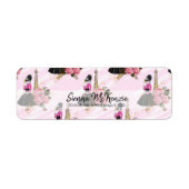 Mode girly etiket (Voorkant)
